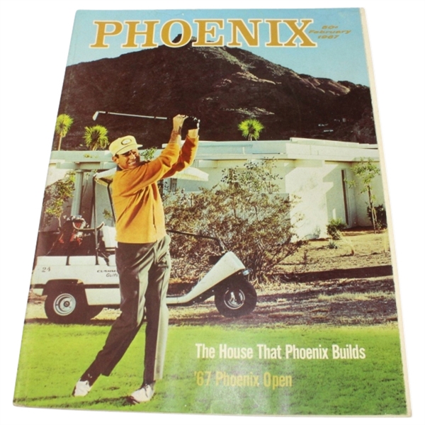 1967 Phoenix Open Championship Program - Julius Boros Winner