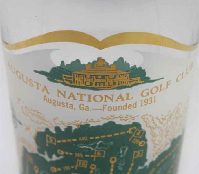 Augusta National Golf Club Vintage Commemorative Glass