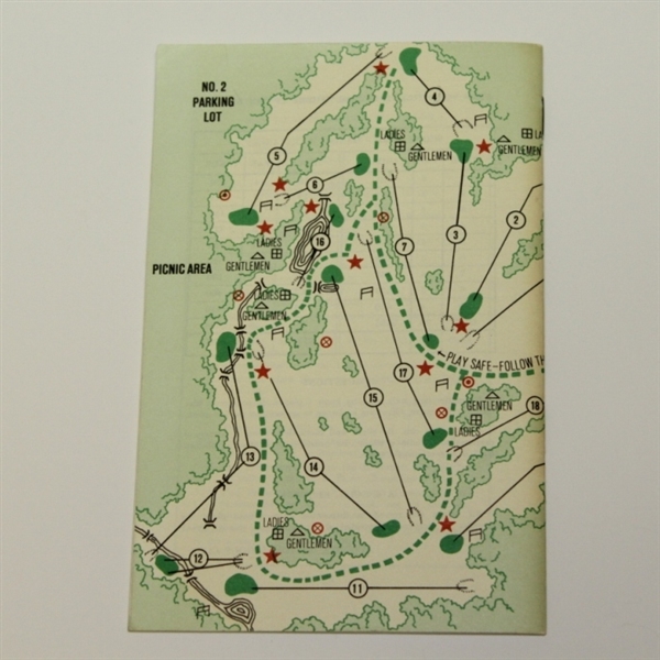 1964 Masters Tournament Spectator Guide - Arnold Palmer's 4th Masters Win!