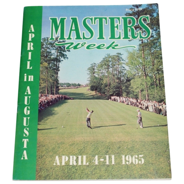 1965 'April in Augusta' Masters Week Magazine