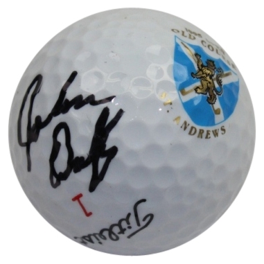 Champion John Daly Signed 1995 Open at St. Andrews Logo Golf Ball JSA COA