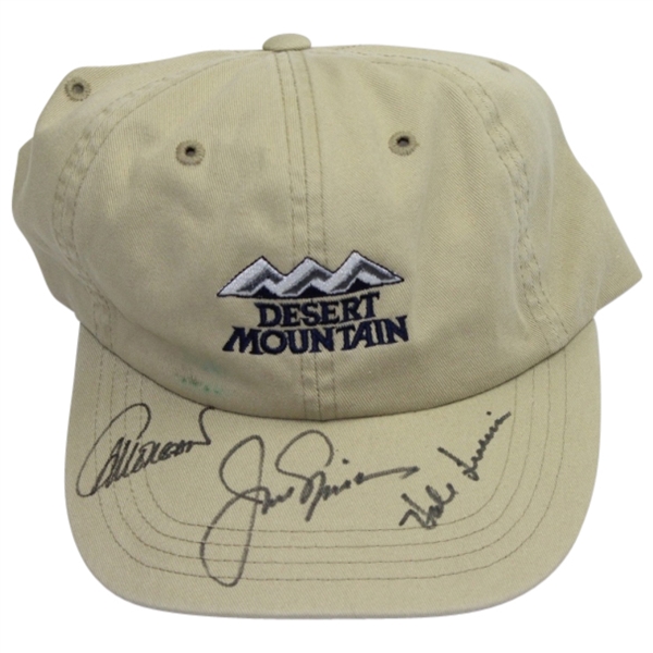 Multi-Signed Desert Mountain Golf Hat - Nicklaus, Irwin, and JSA COA