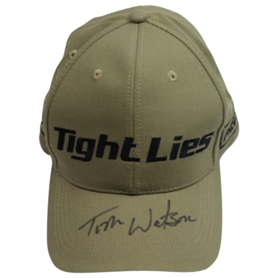 Tom Watson Signed 'Tight Lies' Golf Hat JSA COA