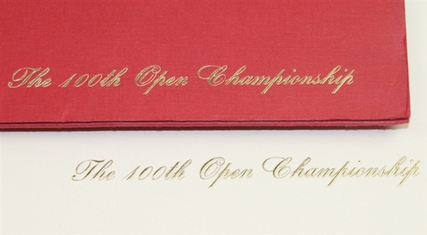 1971 LTD Ed 100th Open Championship at Royal Liverpool Sketch Book by J.C. Armitage