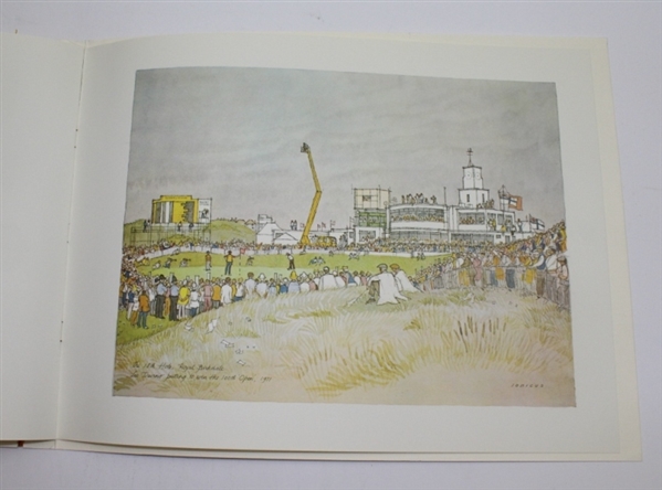 1971 LTD Ed 100th Open Championship at Royal Liverpool Sketch Book by J.C. Armitage