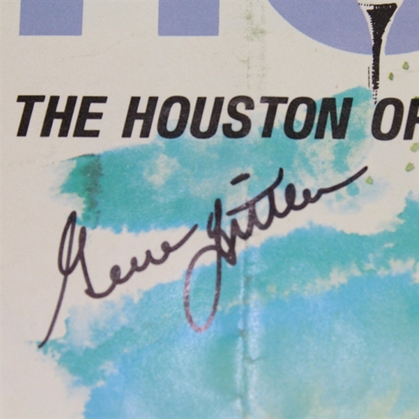 1977 Houston Open Program Signed by Gene Littler JSA COA
