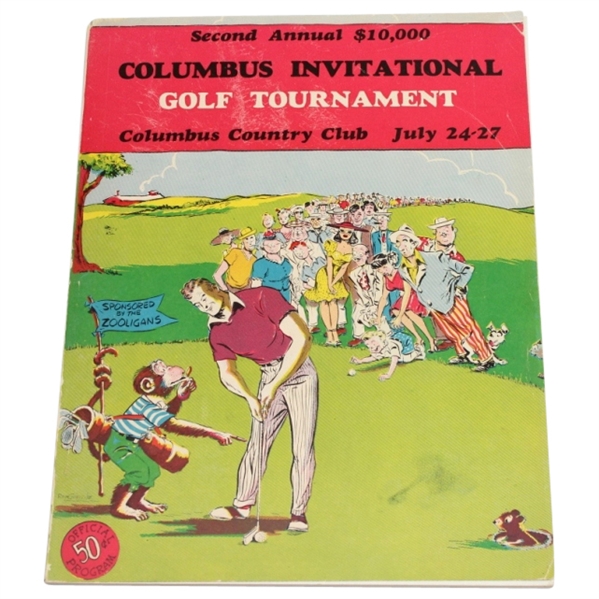 1947 Columbus Invitational Program - Bobby Locke Winner