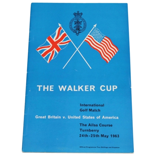 1963 Walker Cup at Turnberry Program - Ailsa Course-MINT CONDITION!