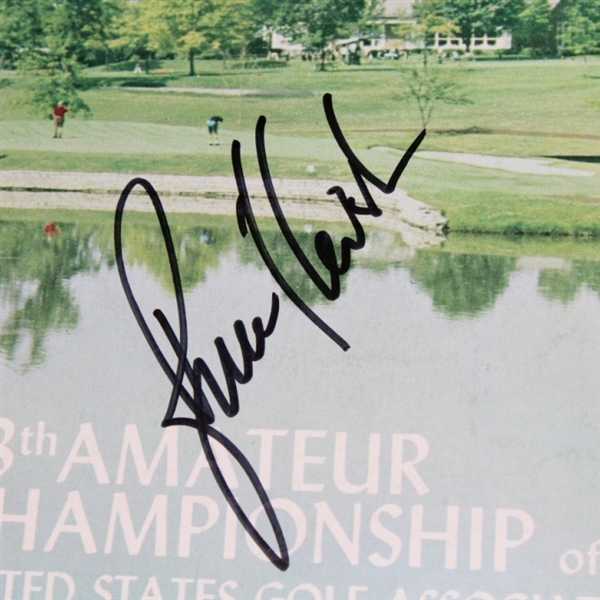 1968 US Amateur Championship at Scioto Program Signed by Champion Bruce Fleisher 