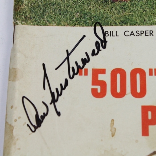 1963 500 Festival Program Signed by Champ Dow Finsterwald and Billy Casper 