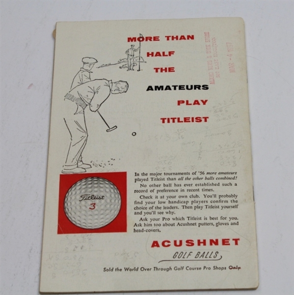 Mike Fetchik Signed 1957 Golf Digest April Issue JSA COA