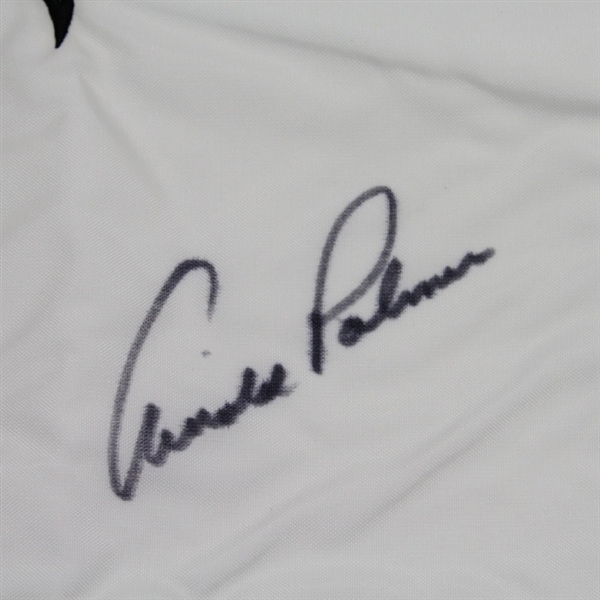 Arnold Palmer Signed Bay Hill Embroidered Flag JSA COA