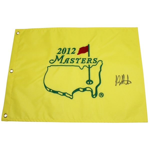 Bubba Watson Signed 2012 Masters Embroidered Flag JSA COA