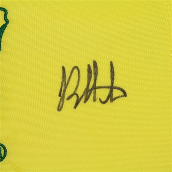 Bubba Watson Signed 2012 Masters Embroidered Flag JSA COA