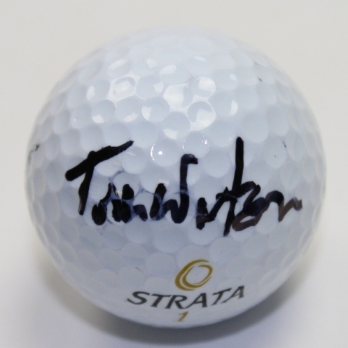 Tom Watson Signed Masters Logo Golf Ball JSA COA