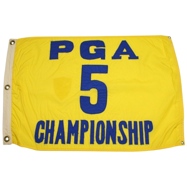 1960 PGA Championship Course Flown Flag- Firestone Hole 5-Jay Hebert Champion