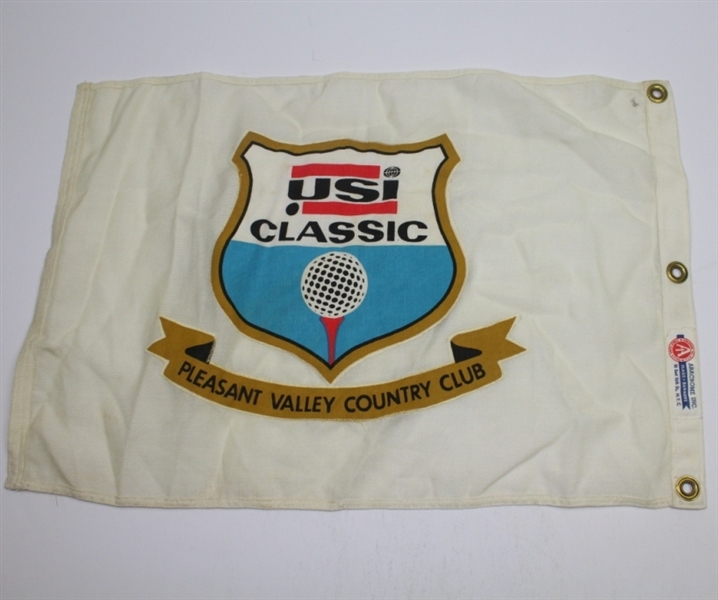 1972/73 USI Classic PGA Tour Embroidered Course Flown Flag - Pleasant Valley CC