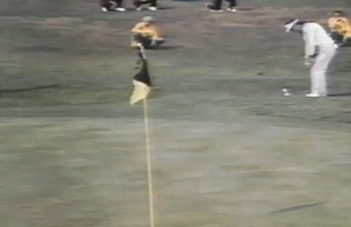 1977 PGA Championship Course Flown Flag - Lanny Wadkins Winner