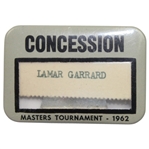 1962 Masters Tournament Concession Badge - Arnold Palmer Victory