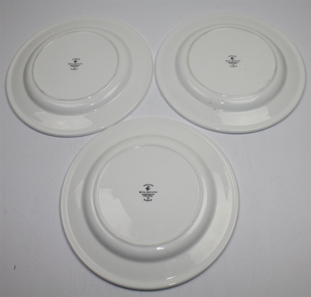 Lot of Three Masters Bone China Royal Doulton Dinner Plates 