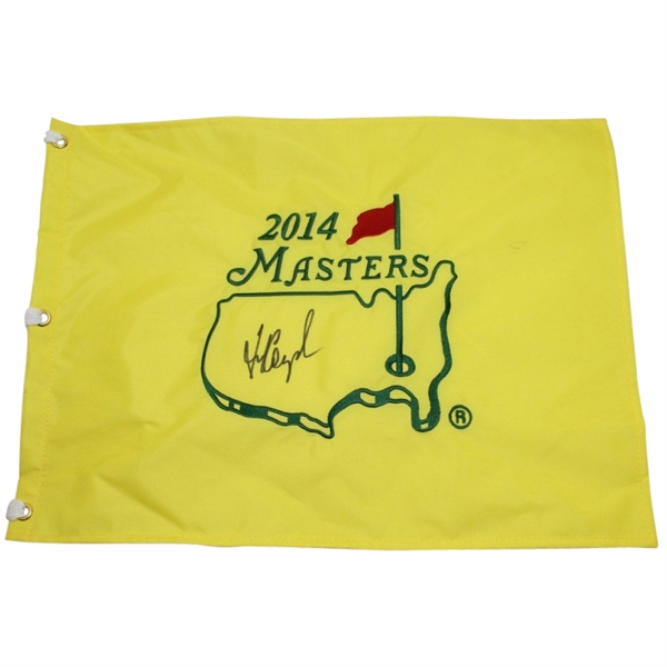 Fred Couples Signed 2014 Masters Embroidered Flag- 1992 Masters Champion JSA COA
