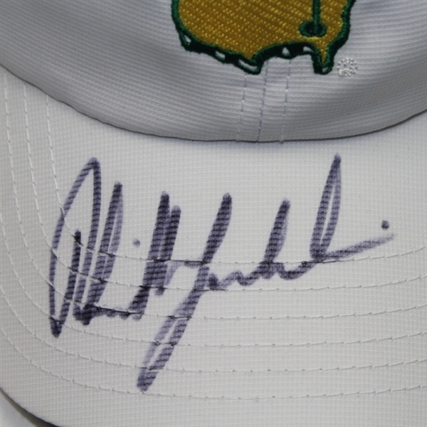 Phil Mickelson Signed Masters Undated White Hat JSA #M79994