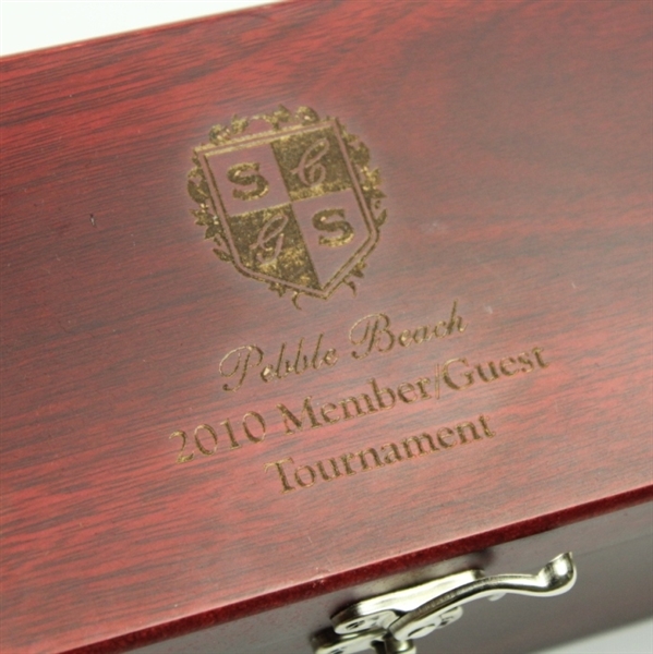 2010 Pebble Beach Member/Guest Commemorative Wine Box with Tools