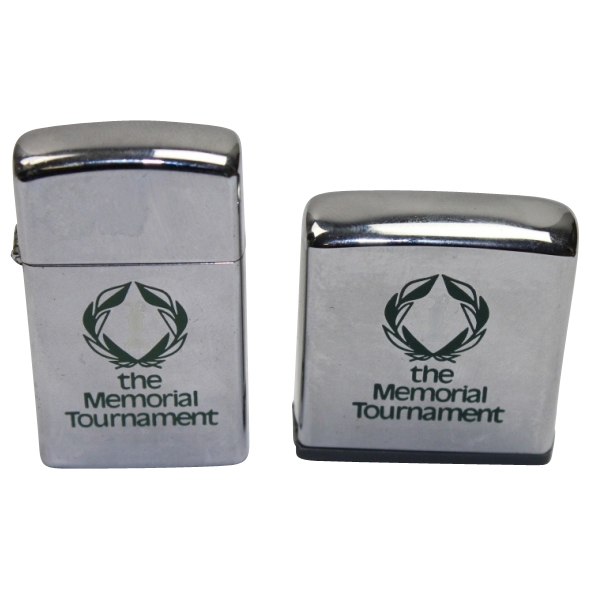Two Memorial Tournament Commemorative Items - Lighter and Tape Measure W/Orig. Box