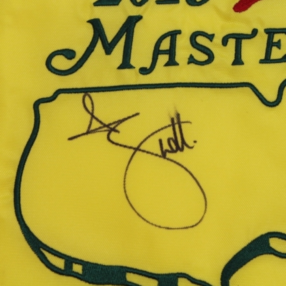 Adam Scott Signed 2013 Masters Embroidered Flag JSA #L57674