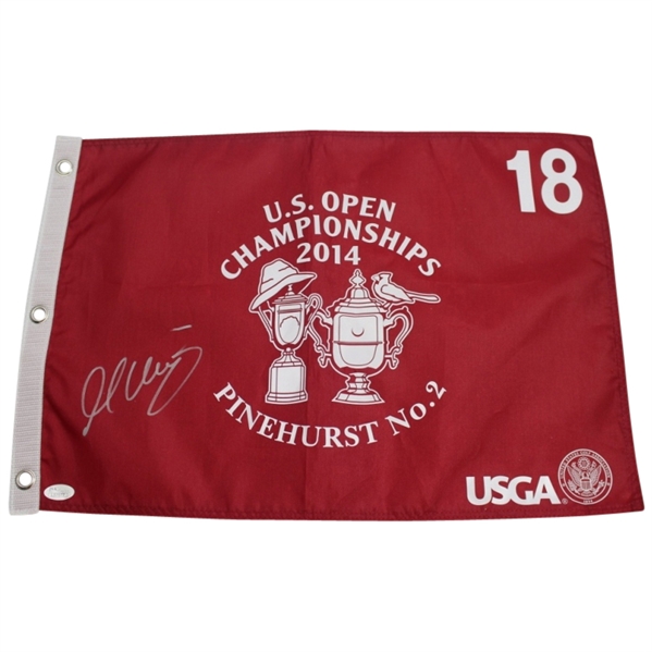 Martin Kaymer Signed 2014 US Open at Pinehurst Flag