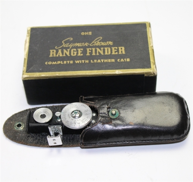 Classic Saymon-Brown Range Finder withOriginal Box Leather Case