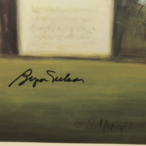 Byron Nelson Signed LTD Ed 225/500 1939 US Open Winner Print By Amy Youngblood