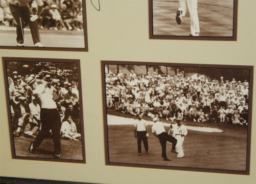 Jack Nicklaus Signed Masters Victory Ensemble of Photos Throughout Jacks Wins @ Augusta