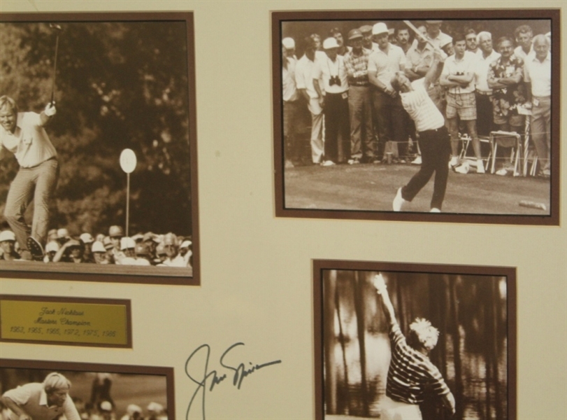 Jack Nicklaus Signed Masters Victory Ensemble of Photos Throughout Jacks Wins @ Augusta