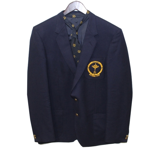 Peter Oosterhuis 1981 Ryder Cup Team Jacket with Tie - Shares Record Most Singles Wins