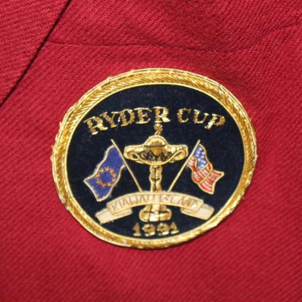 Hale Irwin's 1991 Ryder Cup at Kiawah Island USA Team Member Jacket-His Match Decided Win!
