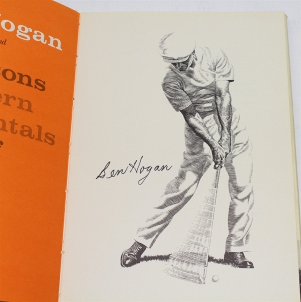Ben Hogan Signed 1st Edition Book 'Five Lessons: The Fundamentals of Golf' JSA COA
