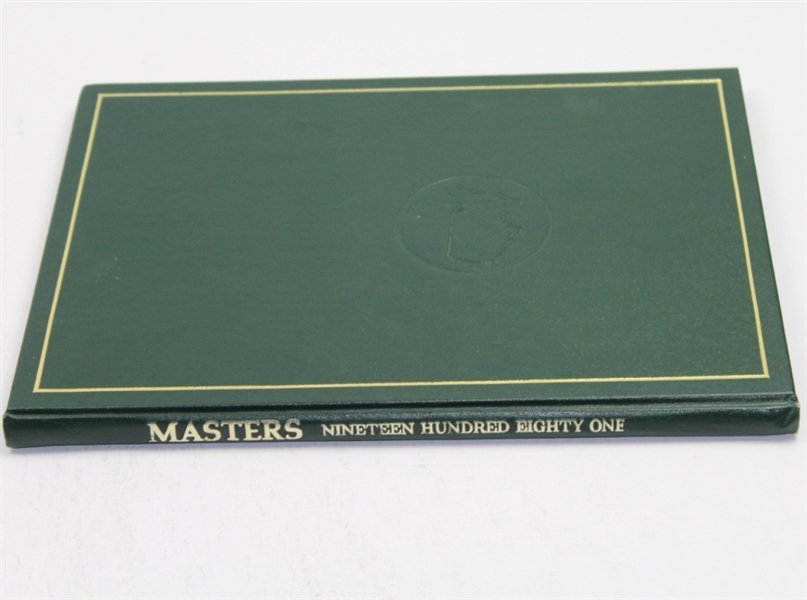 1981 Masters Tournament Annual - Tom Watson Winner
