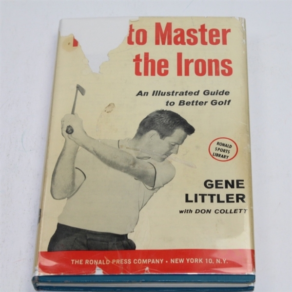 Gene Littler Signed 1962 Book 'How To Masters the Irons' JSA COA