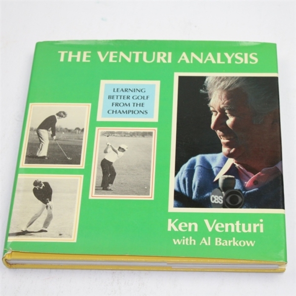 Ken Venturi Signed Book 'The Venturi Analysis' JSA COA