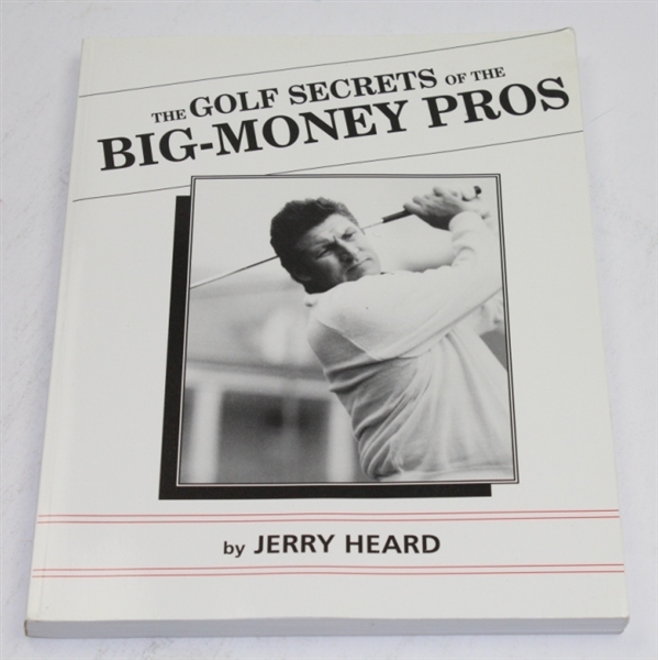 Jerry Heard Signed Book 'Golf Secrets of Big Money Pros' and Golf Ball JSA COA