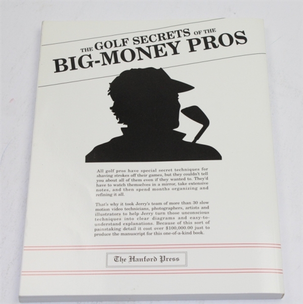 Jerry Heard Signed Book 'Golf Secrets of Big Money Pros' and Golf Ball JSA COA