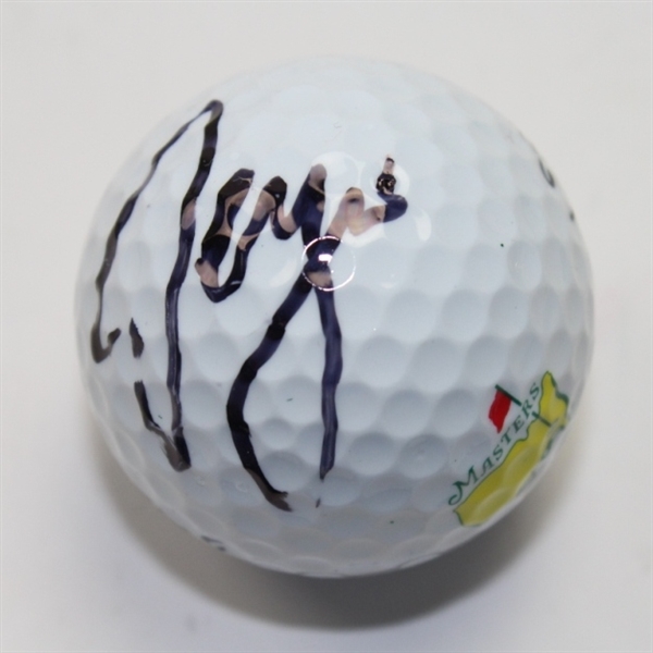 Sergio Garcia Signed Masters Logo Golf Ball JSA COA