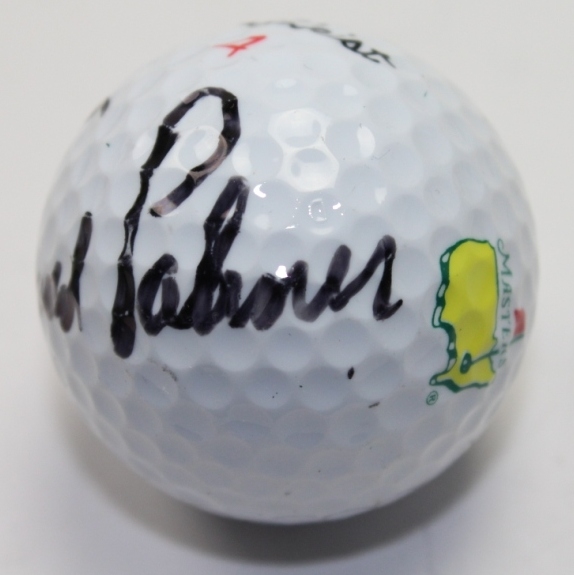 Arnold Palmer Signed Masters Logo Golf Ball JSA COA