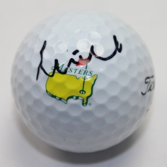 Mike Weir Signed Masters Logo Golf Ball JSA COA