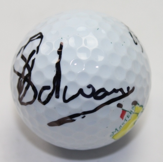 Charl Schwartzel Signed Masters Logo Golf Ball JSA COA