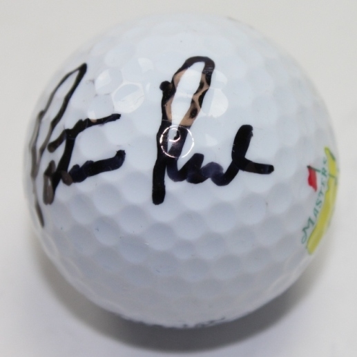 Patrick Reed Signed Masters Logo Golf Ball JSA COA