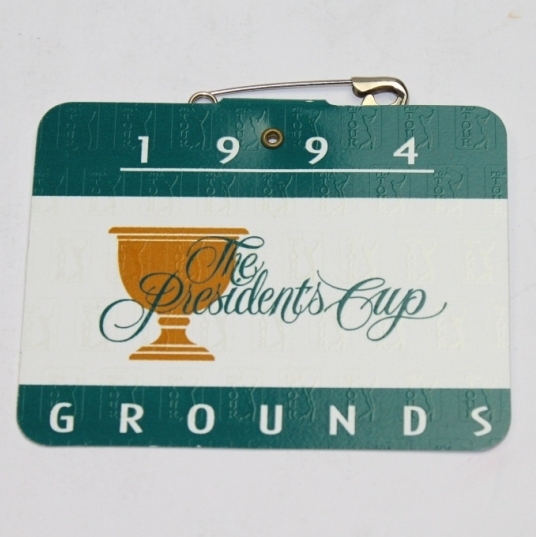 1994 President's Cup Grounds Badge - First Ever