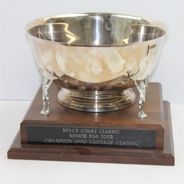 1990 Senior PGA Tour Space Coast Classic Vantage Classic Champion Trophy