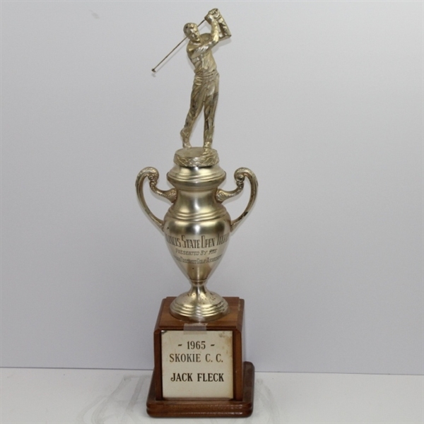 1965 Illinois State Open at Skokie C.C. Trophy - Jack Fleck